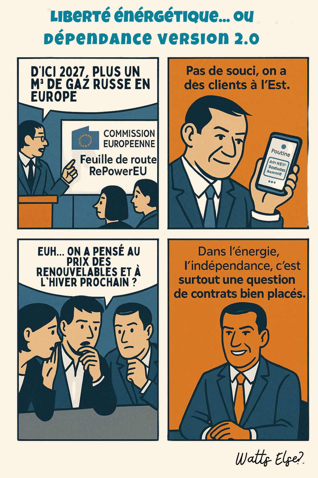 La Commission européenne veut couper les ponts avec la Russie d'ici 2027... mais à quel prix ?