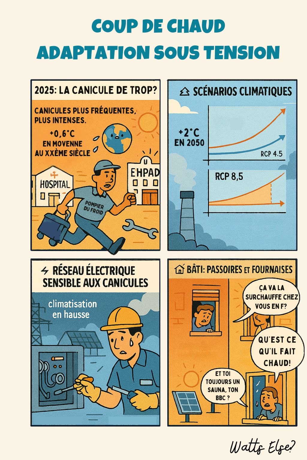 Coup de chaud sur la société : adaptation sous tension