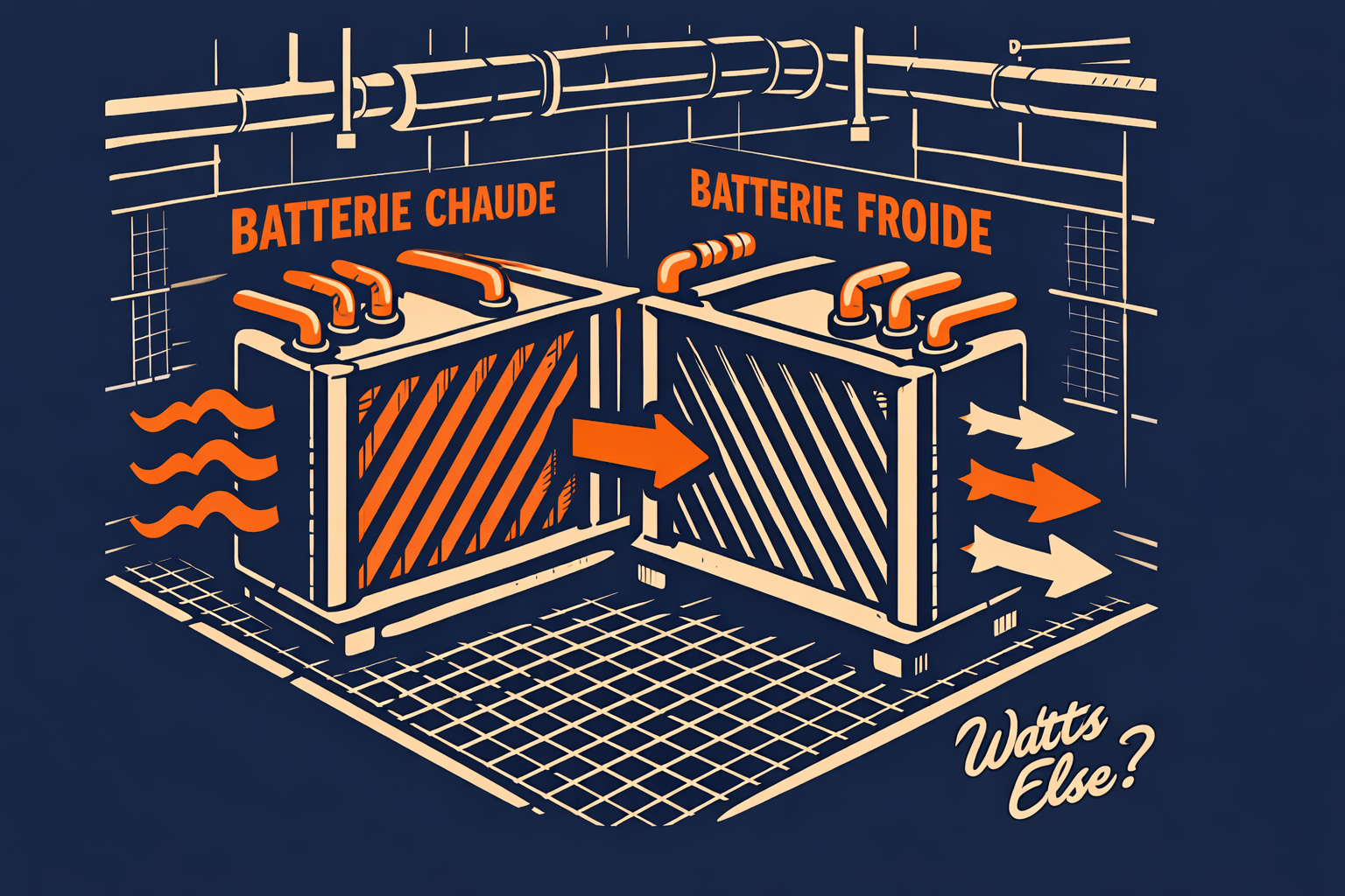 Batterie chaude et batterie froide pour Centrale de Traitement d'Air (CTA)