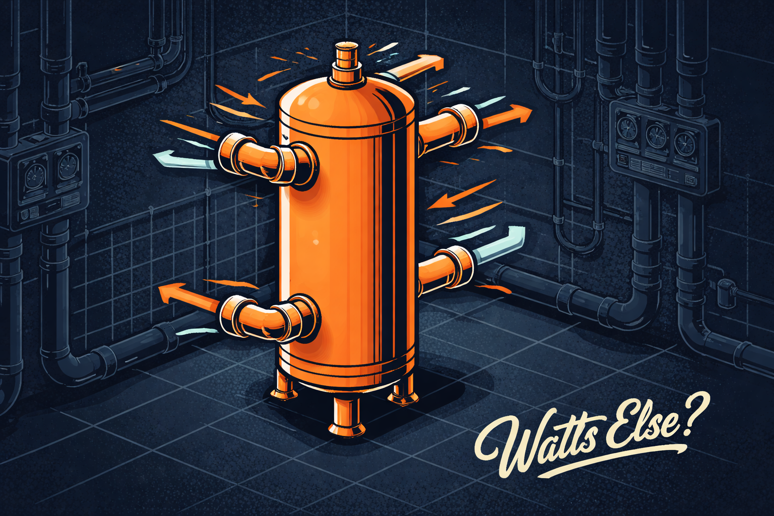 Ballon de découplage (bouteille de découplage hydraulique)